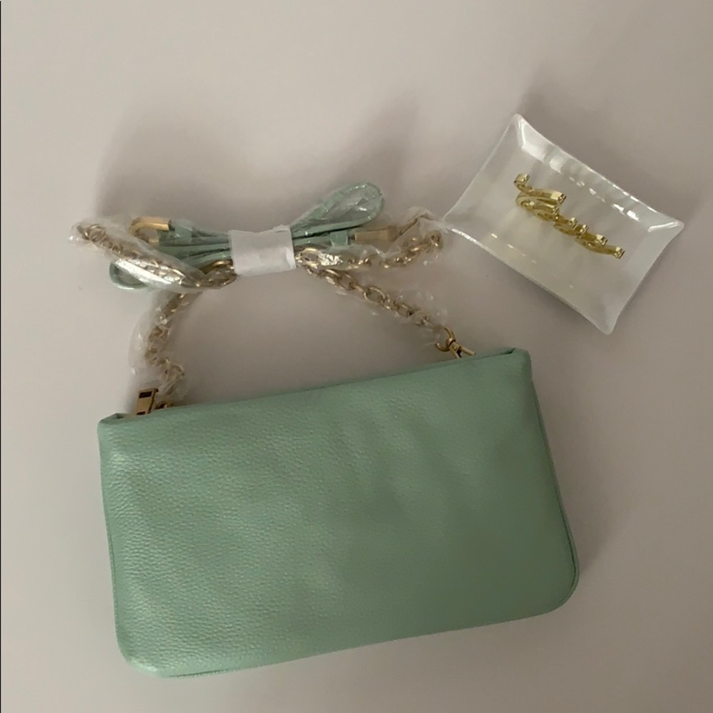 {Ann Taylor} leather crossbody bag